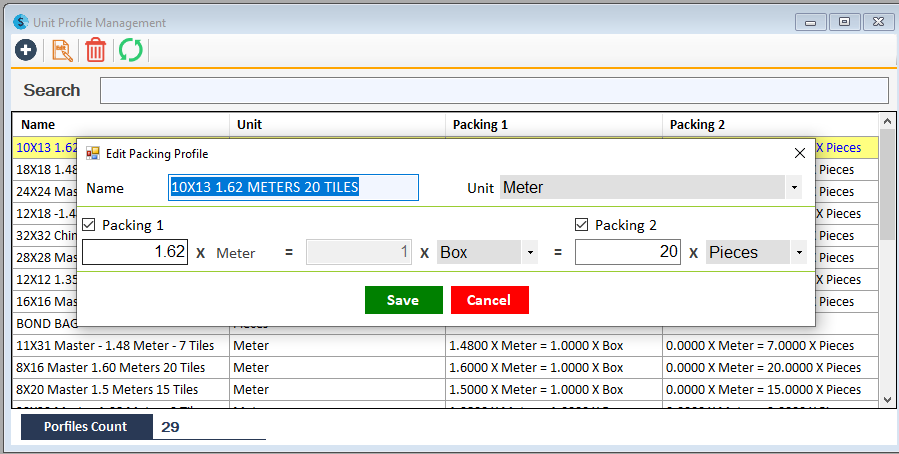 10 Unit Profile Management